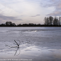 Buy canvas prints of Frozen Waters by George Davidson