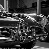 Buy canvas prints of Giulietta in Mono by George Davidson