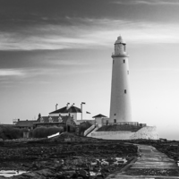 Buy canvas prints of Lighthouse Walk by George Davidson