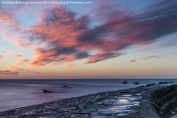 Cloudy With a Chance of Sunrise Picture Board by George Davidson