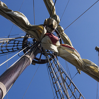 Buy canvas prints of  Rigging by George Davidson
