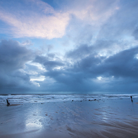 Buy canvas prints of  Whitley Beach by George Davidson