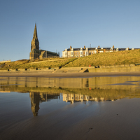Buy canvas prints of Cullercoats in the Sands by George Davidson
