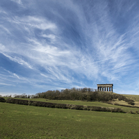 Buy canvas prints of  On Penshaw Hill by George Davidson
