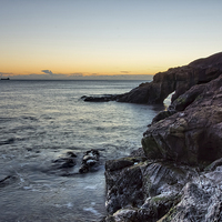 Buy canvas prints of The Ragged Rocks by George Davidson