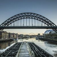 Buy canvas prints of  Along the Tyne by George Davidson