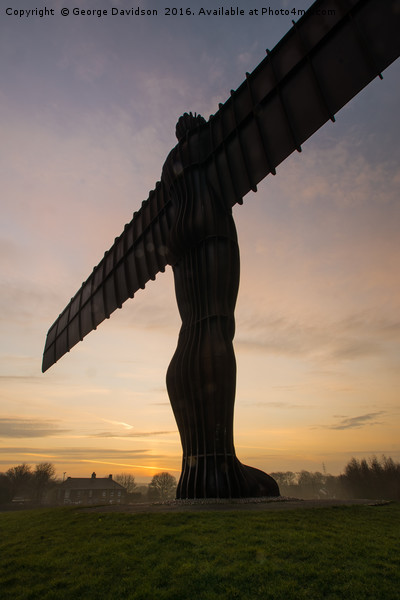 Angel of the North Picture Board by George Davidson