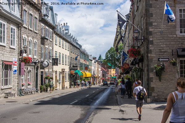 Rue Sainte-Ursule Picture Board by George Davidson