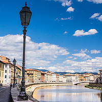 Buy canvas prints of Along the Arno 01 by George Davidson