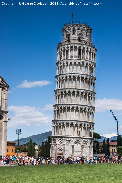 The Leaning Tower Picture Board by George Davidson