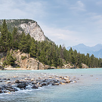 Buy canvas prints of Bow River Rocks by George Davidson
