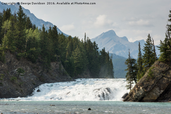 Bow River Falls Picture Board by George Davidson