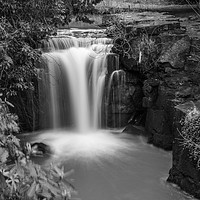 Buy canvas prints of Armstrong's Falls (Mono) by George Davidson