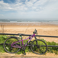 Buy canvas prints of Beach Bike by George Davidson