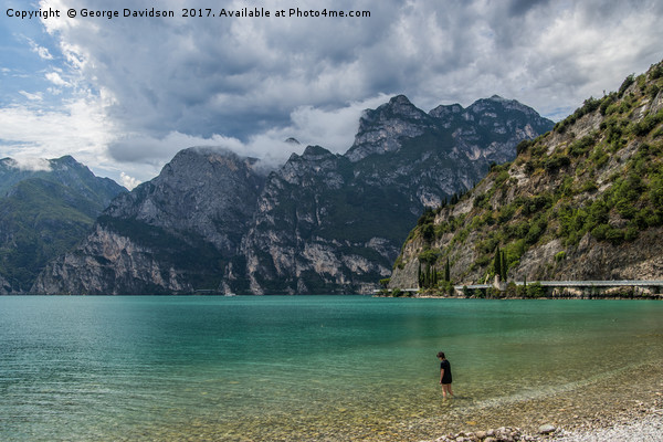 Lake Garda Picture Board by George Davidson