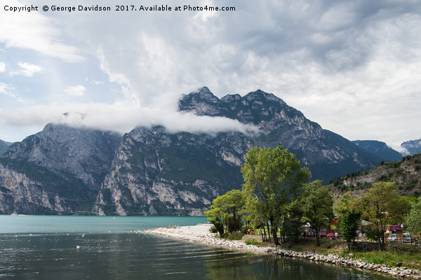 Lake Garda 03 Picture Board by George Davidson