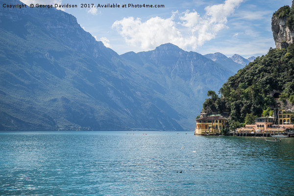 Lake Garda 04 Picture Board by George Davidson