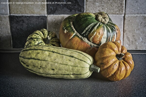 Winter Vegetables Picture Board by George Davidson