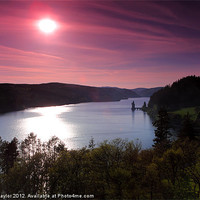 Buy canvas prints of Lake Vyrnwy from the Hotel by David Haylor