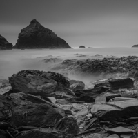 Buy canvas prints of  Cornwall Rocks by David Haylor