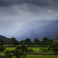 Buy canvas prints of  Incoming Weather in the English Lakes by David Haylor