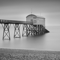 Buy canvas prints of  Selsey Lifeboat Station by David Haylor